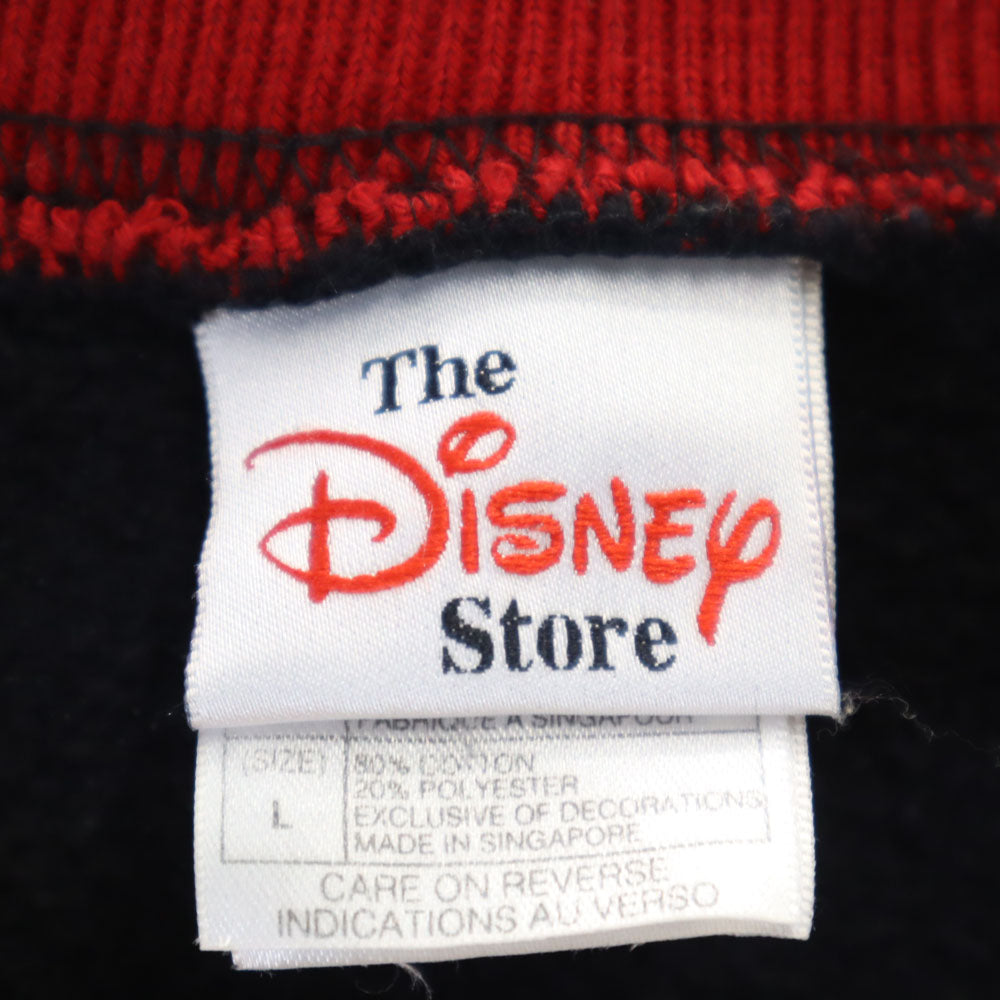 THE Disney STORE ザディズニーストア 90s オールド スウェット トレーナー L ネイビー メンズ