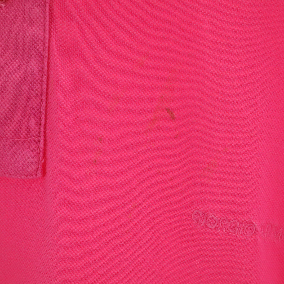 GIORGIO ARMANI LE COLLEZIONI ジョルジオアルマーニコレッツィオーニ 90s イタリア製 オールド 半袖 ポロシャツ M ピンク メンズ
