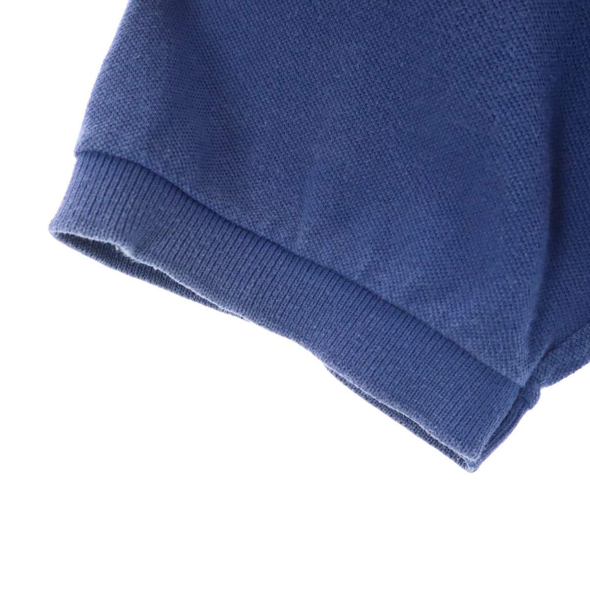 HERMES エルメス イタリア製 半袖 ポロシャツ S ブルー系 メンズ