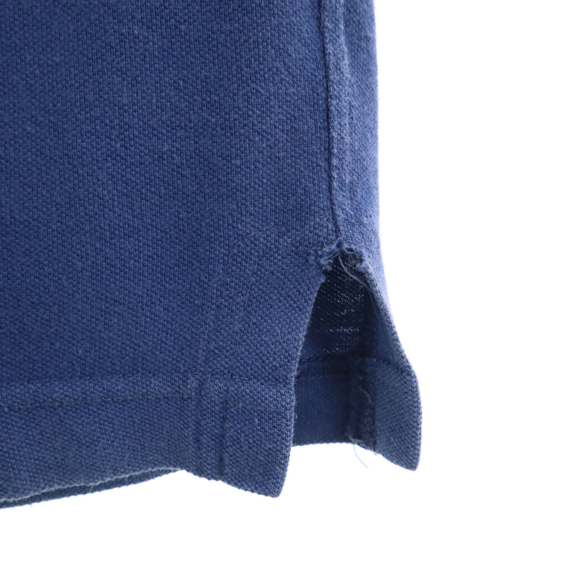 HERMES エルメス イタリア製 半袖 ポロシャツ S ブルー系 メンズ