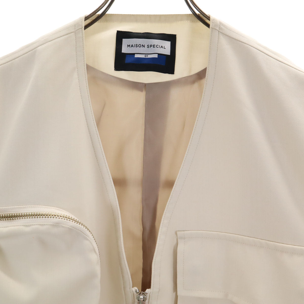 MAISON SPECIAL メゾンスペシャル ベスト 1 ベージュ系 メンズ