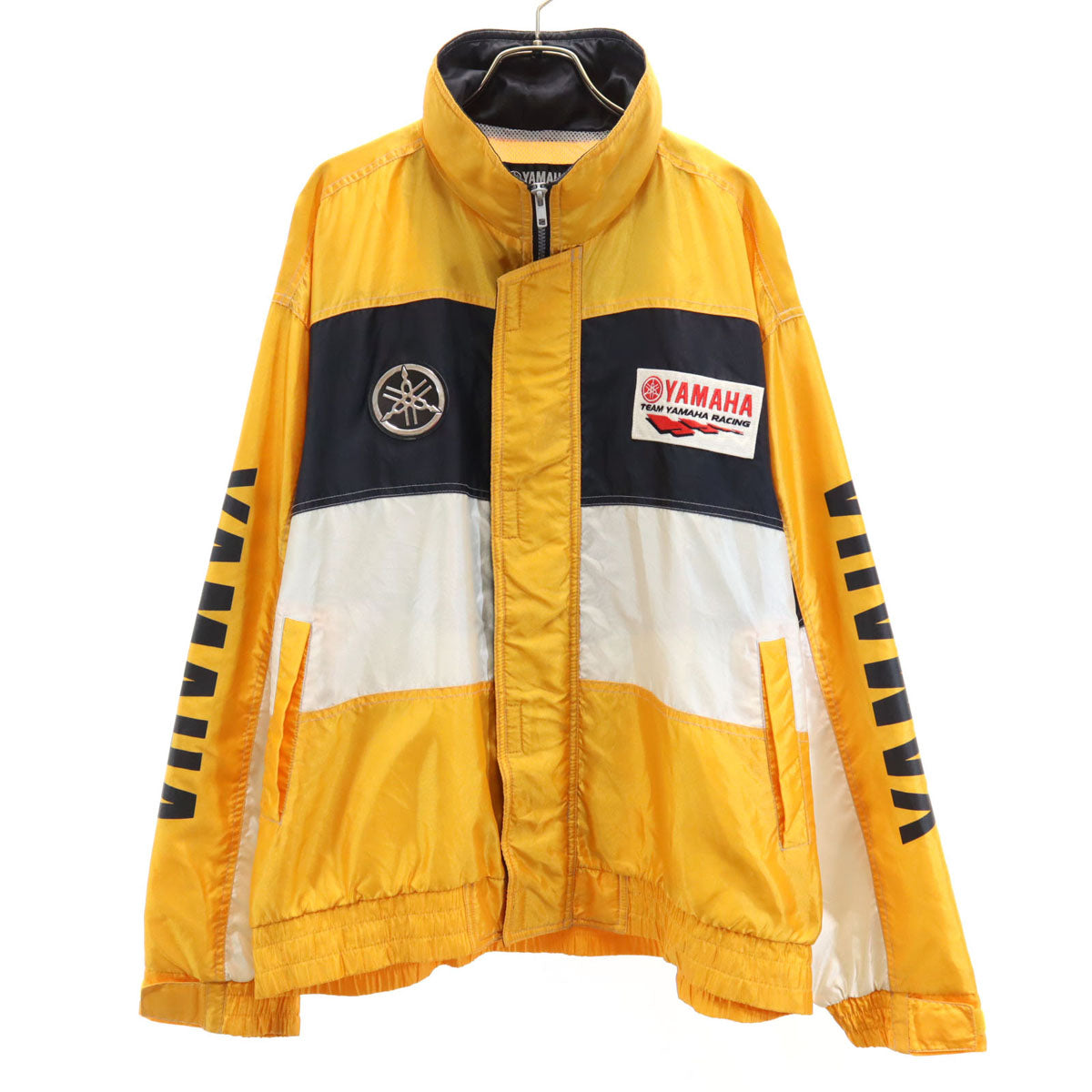 YAMAHA ヤマハ ウインドブレーカー LL イエロー系 裏メッシュ メンズ