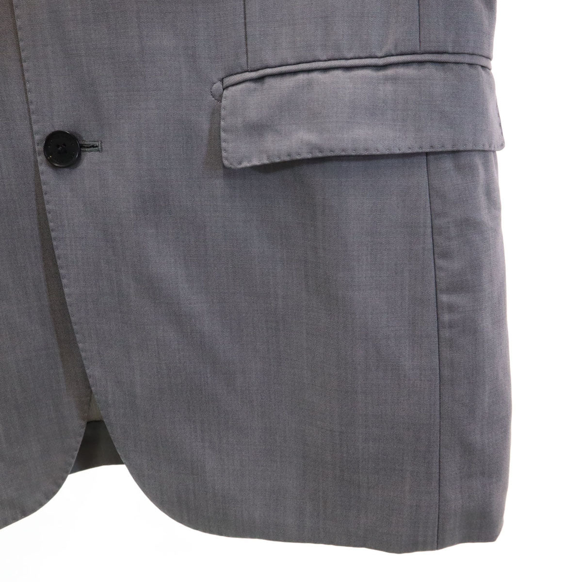 BURBERRY BLACK LABEL バーバリーブラックレーベル 日本製 テーラードジャケット 40R グレー 三陽商会 メンズ