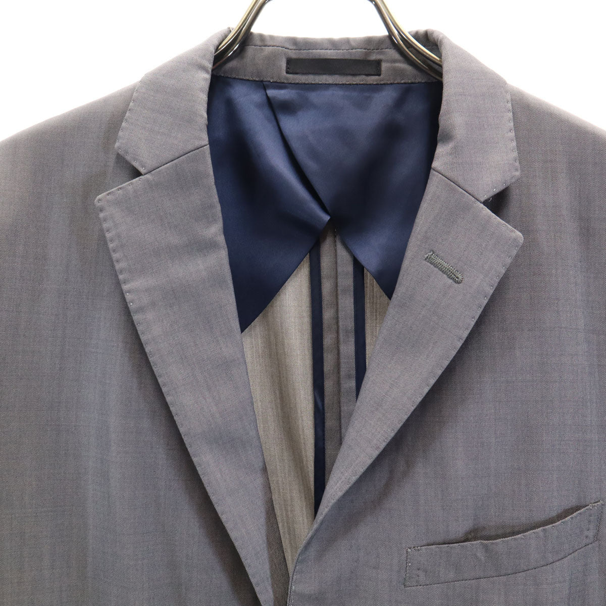 BURBERRY BLACK LABEL バーバリーブラックレーベル 日本製 テーラードジャケット 40R グレー 三陽商会 メンズ