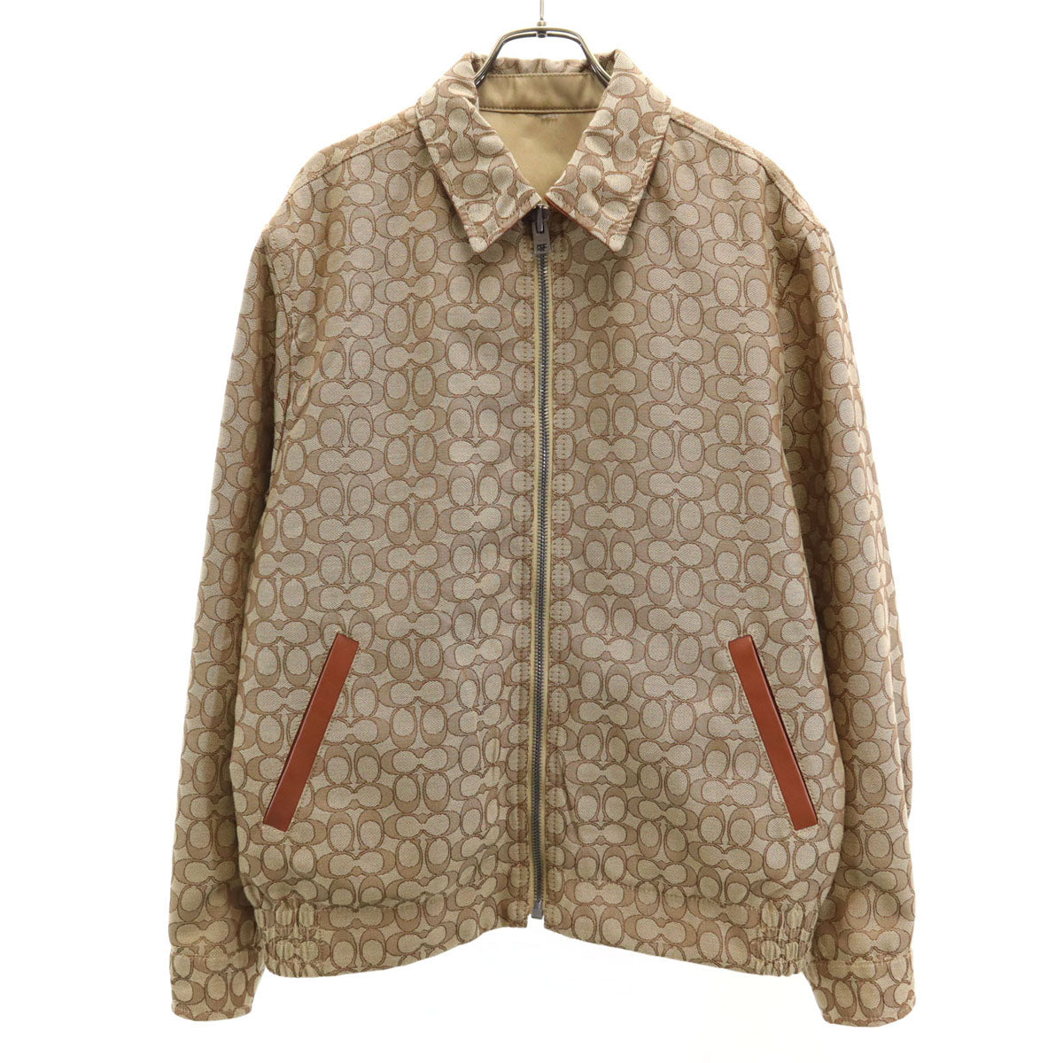 COACH コーチ シグネチャー ヘリテージ リバーシブル ジャケット ベージュ CS784 メンズ