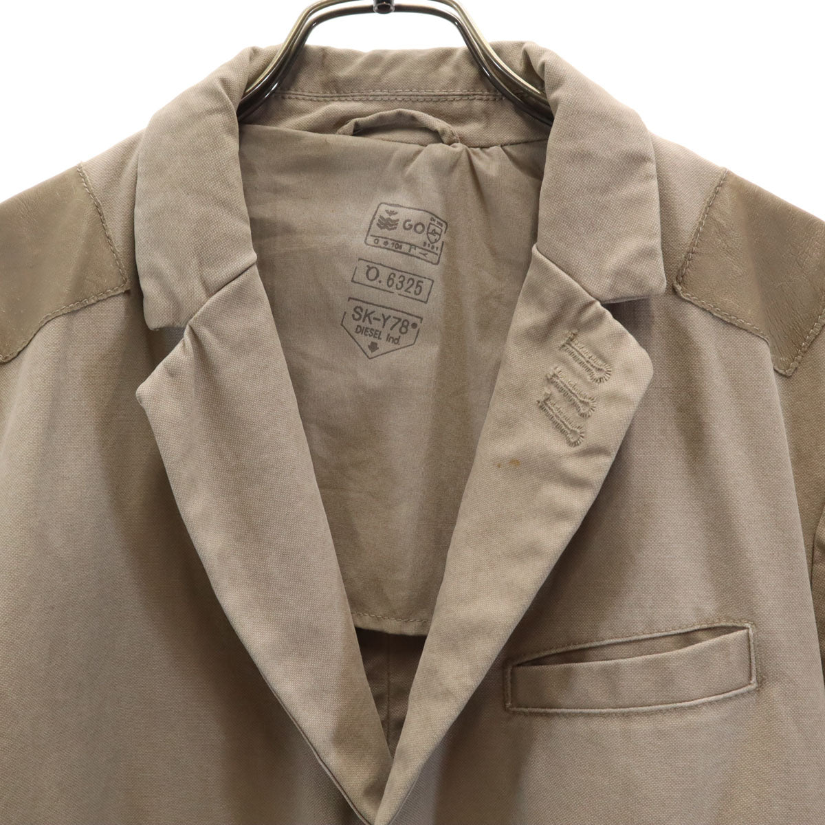 DIESEL ディーゼル SK-Y78 ジャケット M グレージュ メンズ