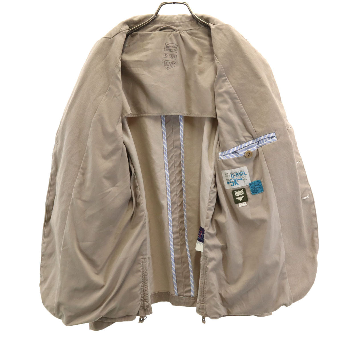 DIESEL ディーゼル SK-Y78 ジャケット M グレージュ メンズ