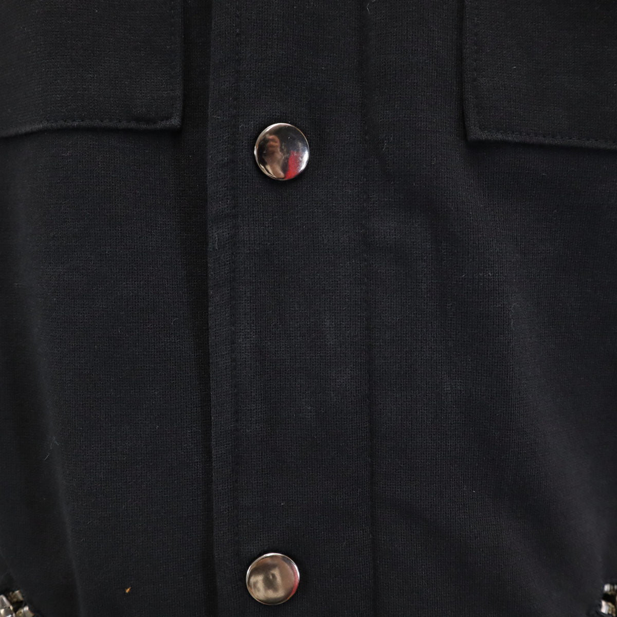 HAMNETT ハムネット ミリタリージャケット XL ブラック 天竺 メンズ