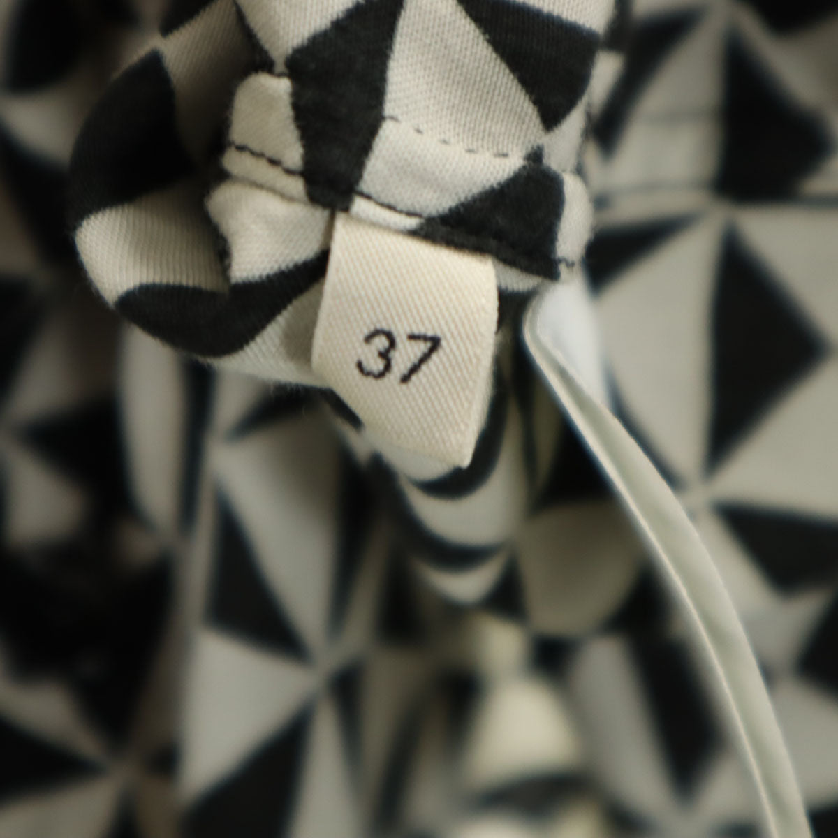 CELINE セリーヌ 21AW イタリア製 カレイドスコープ柄 長袖 シャツ 37 ホワイト メンズ