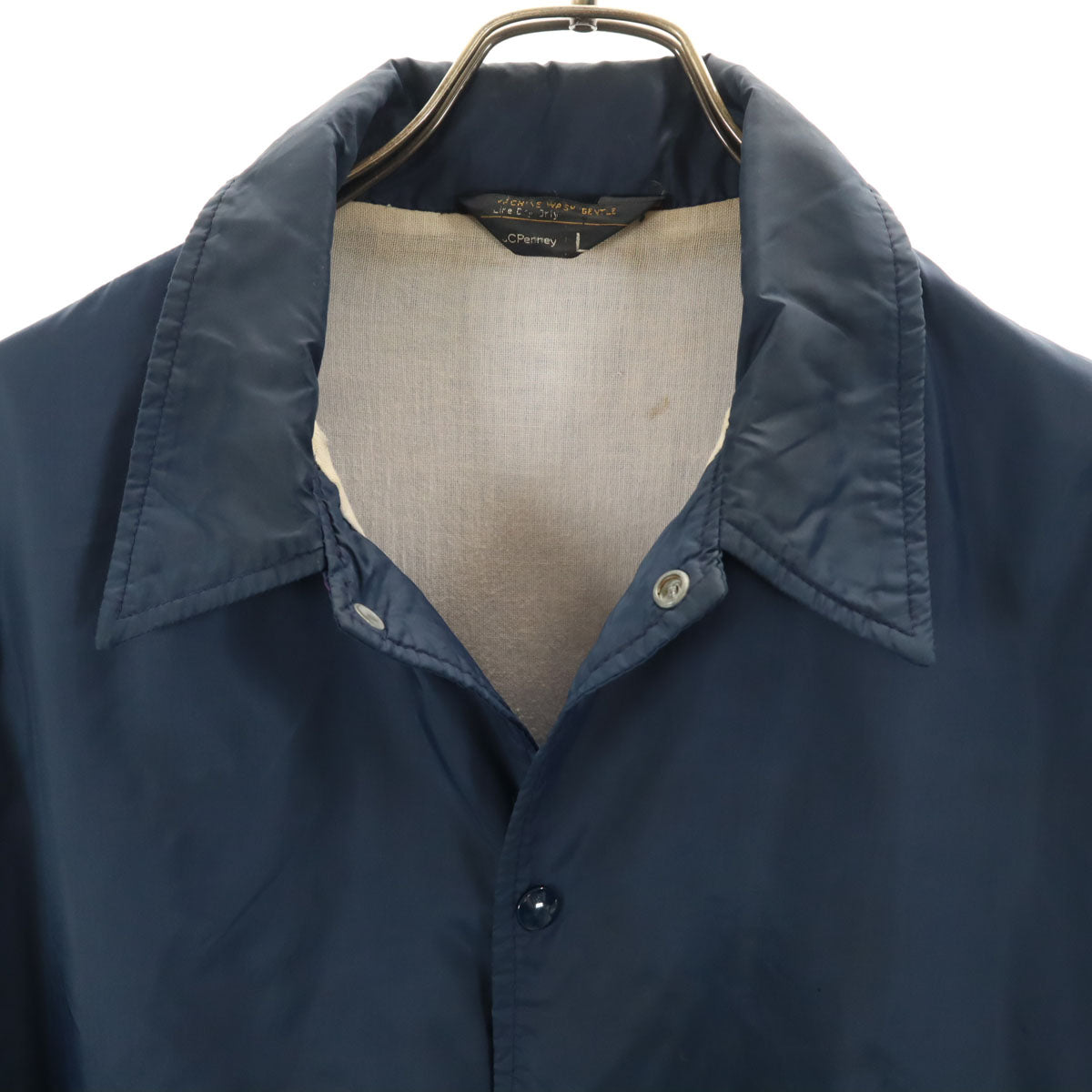 JCPenney ジェイシーペニー 70s 80s ヴィンテージ コーチジャケット L ネイビー メンズ