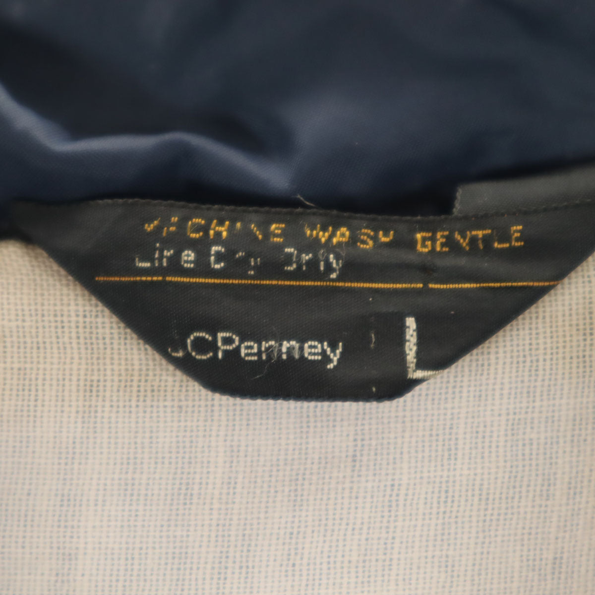 JCPenney ジェイシーペニー 70s 80s ヴィンテージ コーチジャケット L ネイビー メンズ