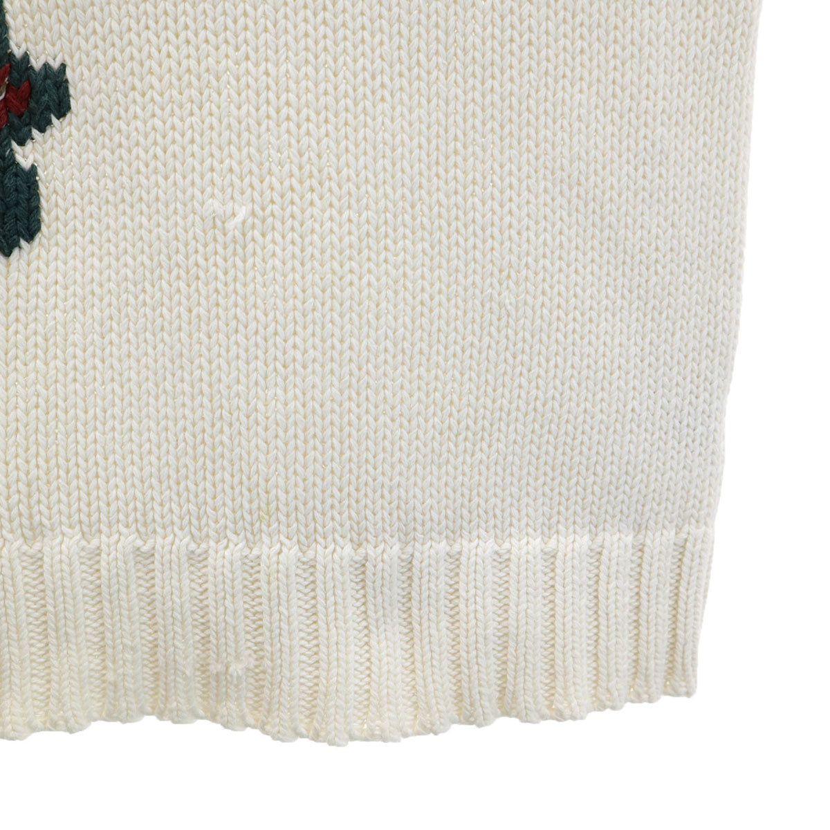 Eddie Bauer エディーバウアー 90s オールド 長袖 セーター S アイボリー ニット アウトドア メンズ