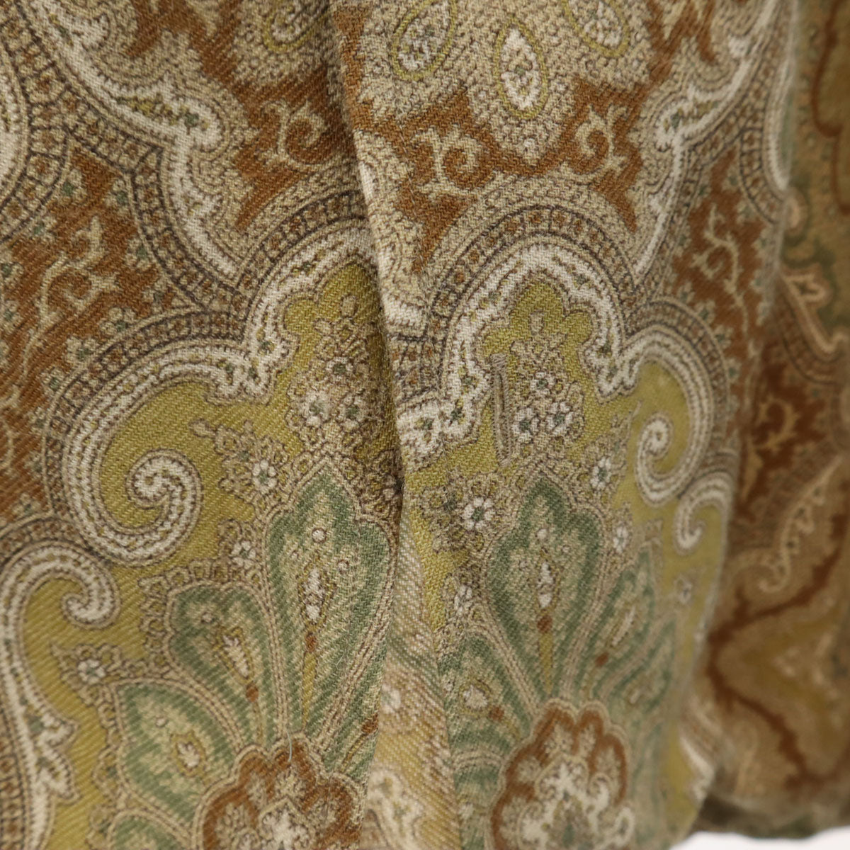 Christian Dior MONSIEUR クリスチャンディオール ムッシュ 90s アンゴラブレンド オールド 総柄 長袖 シャツ M ベージュ メンズ