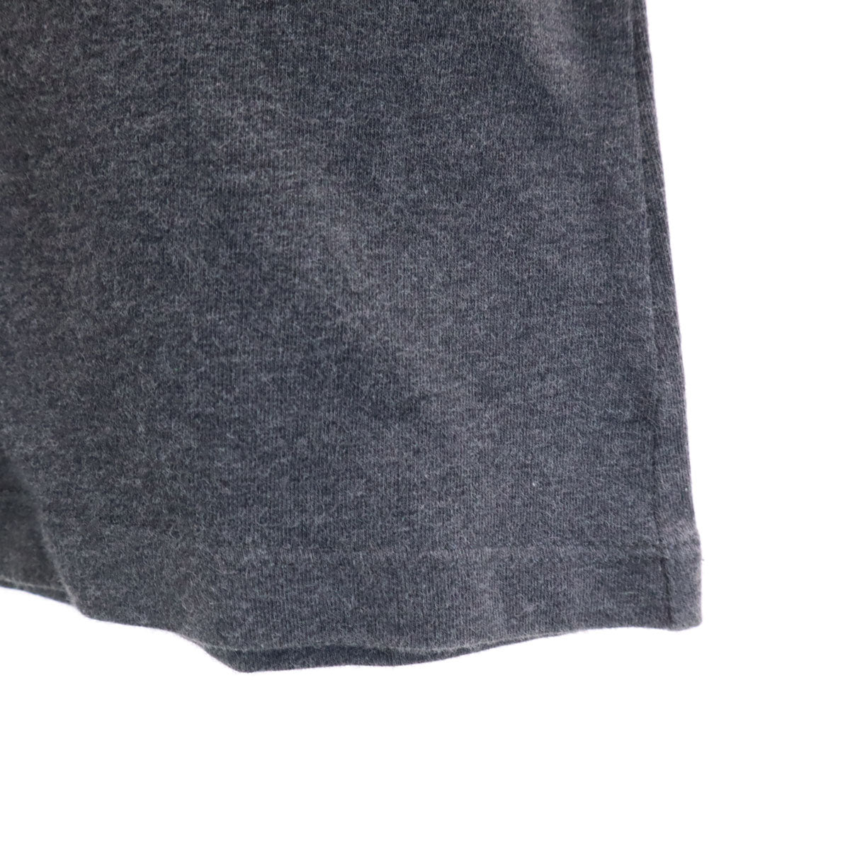 CELINE セリーヌ ポルトガル製 スパンコールロゴ 半袖 Tシャツ L チャコールグレー レディース