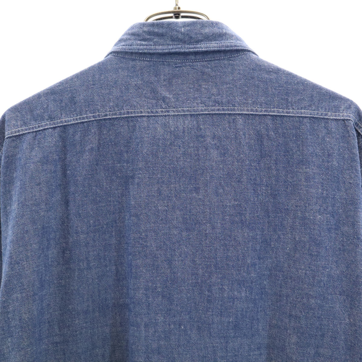 BUZZRICKSON バズリクソン 日本製 長袖 シャンブレー ワークシャツ 17-17 1/2 青紺 東洋エンタープライズ BR25995 メンズ