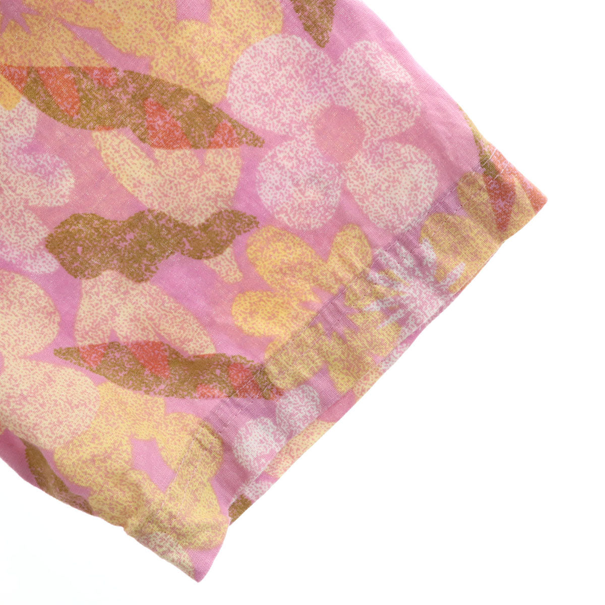 patagonia パタゴニア リネンブレンド 総柄 半袖 シャツ M ピンク アウトドア STY53139SP24 メンズ