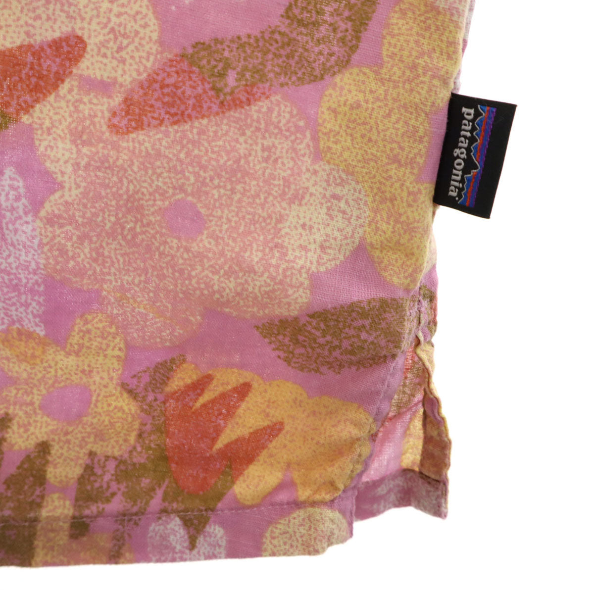 patagonia パタゴニア リネンブレンド 総柄 半袖 シャツ M ピンク アウトドア STY53139SP24 メンズ