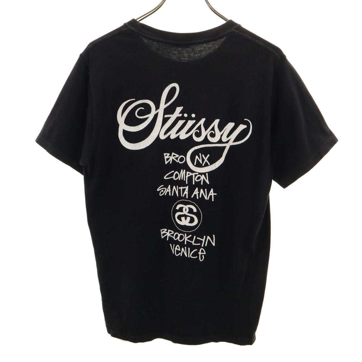 STUSSY ステューシー 半袖 Tシャツ S ブラック メンズ
