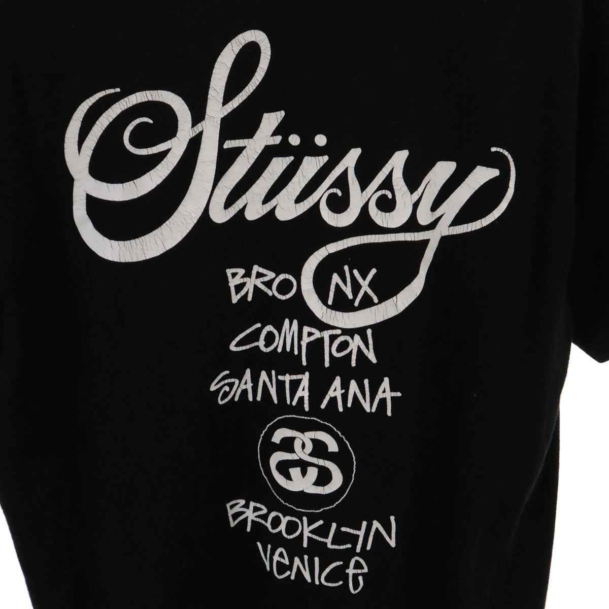 STUSSY ステューシー 半袖 Tシャツ S ブラック メンズ