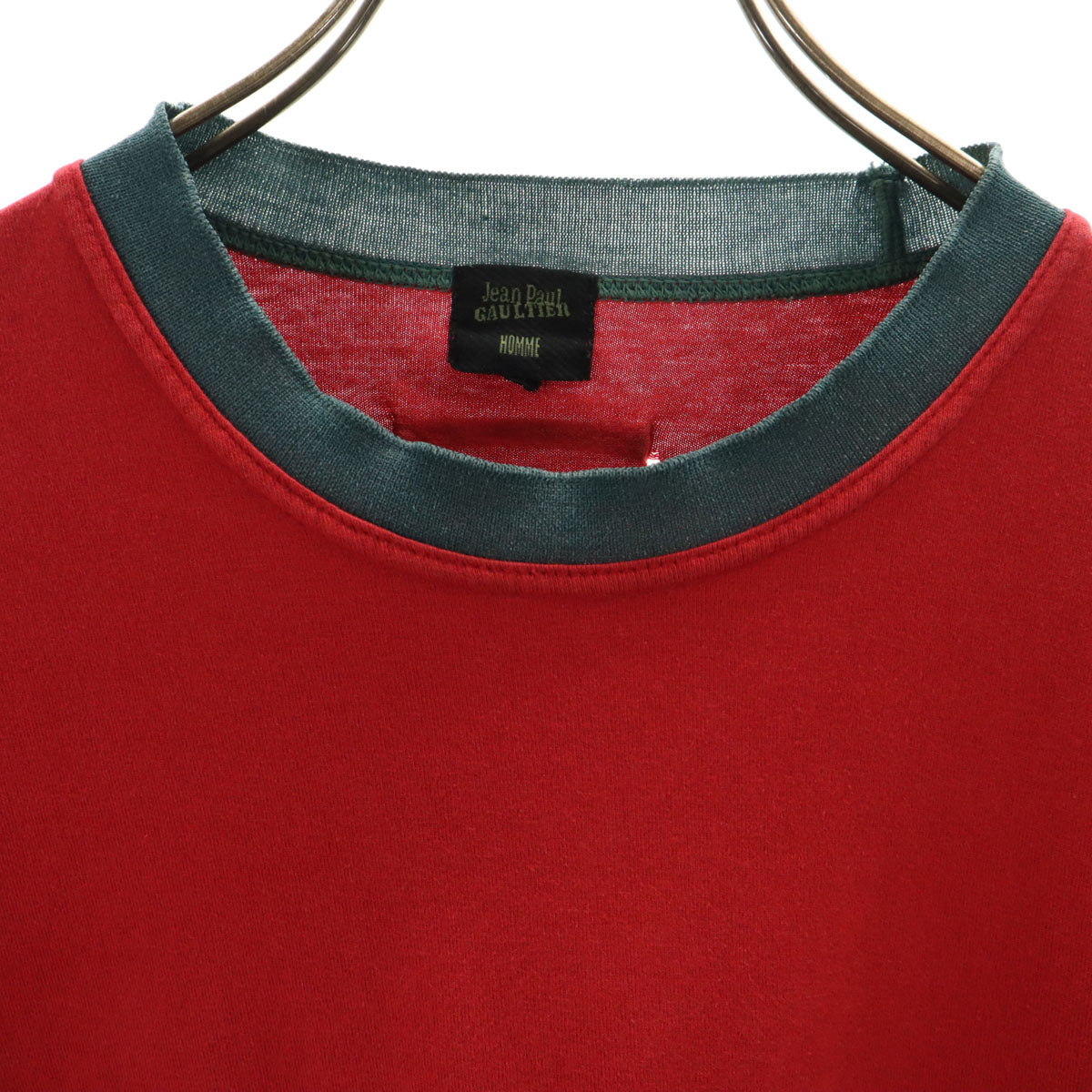 JEAN-PAUL GAULTIER ジャンポールゴルチエ 半袖 Tシャツ 48 レッド メンズ
