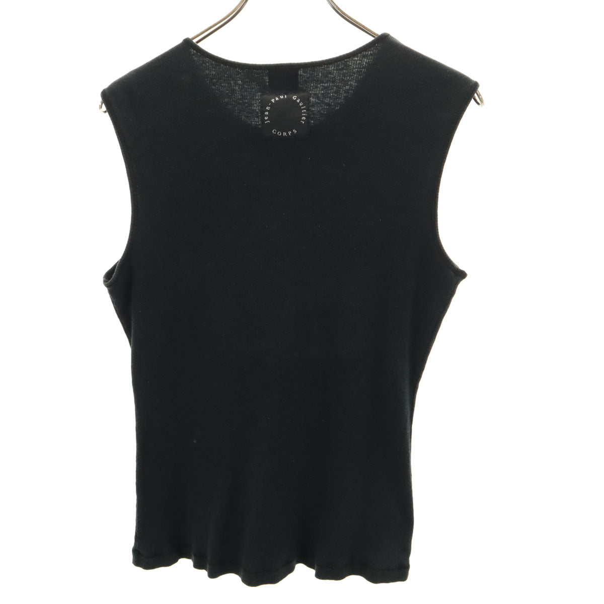 JEAN-PAUL GAULTIER ジャンポールゴルチエ 日本製 タンクトップ M ブラック メンズ