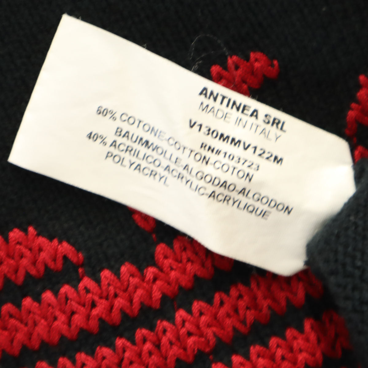 Emporio Armani エンポリオアルマーニ イタリア製 ノースリーブ セーター 48 黒 ニット レディース