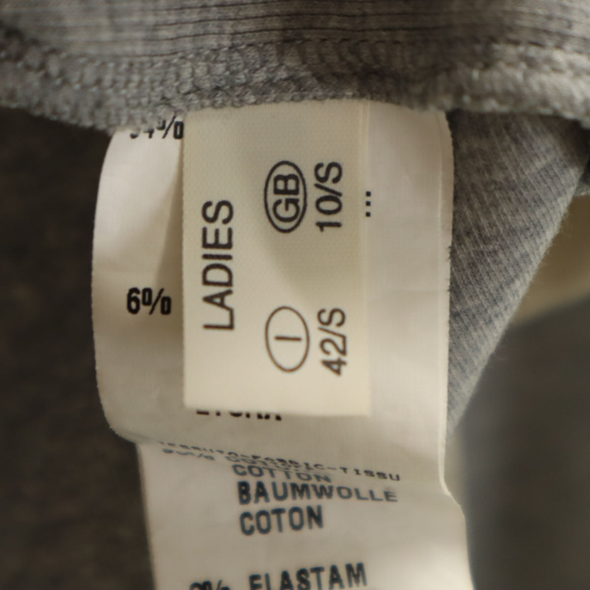 FABIANA FILIPPI ファビアナ フィリッピ イタリア製 7分袖 カットソー S グレー系 レディース