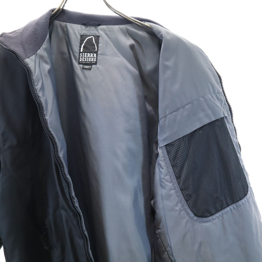 SIERRA DESIGNS シエラデザインズ ジップジャケット F 黒 薄中綿入り アウトドア レディース