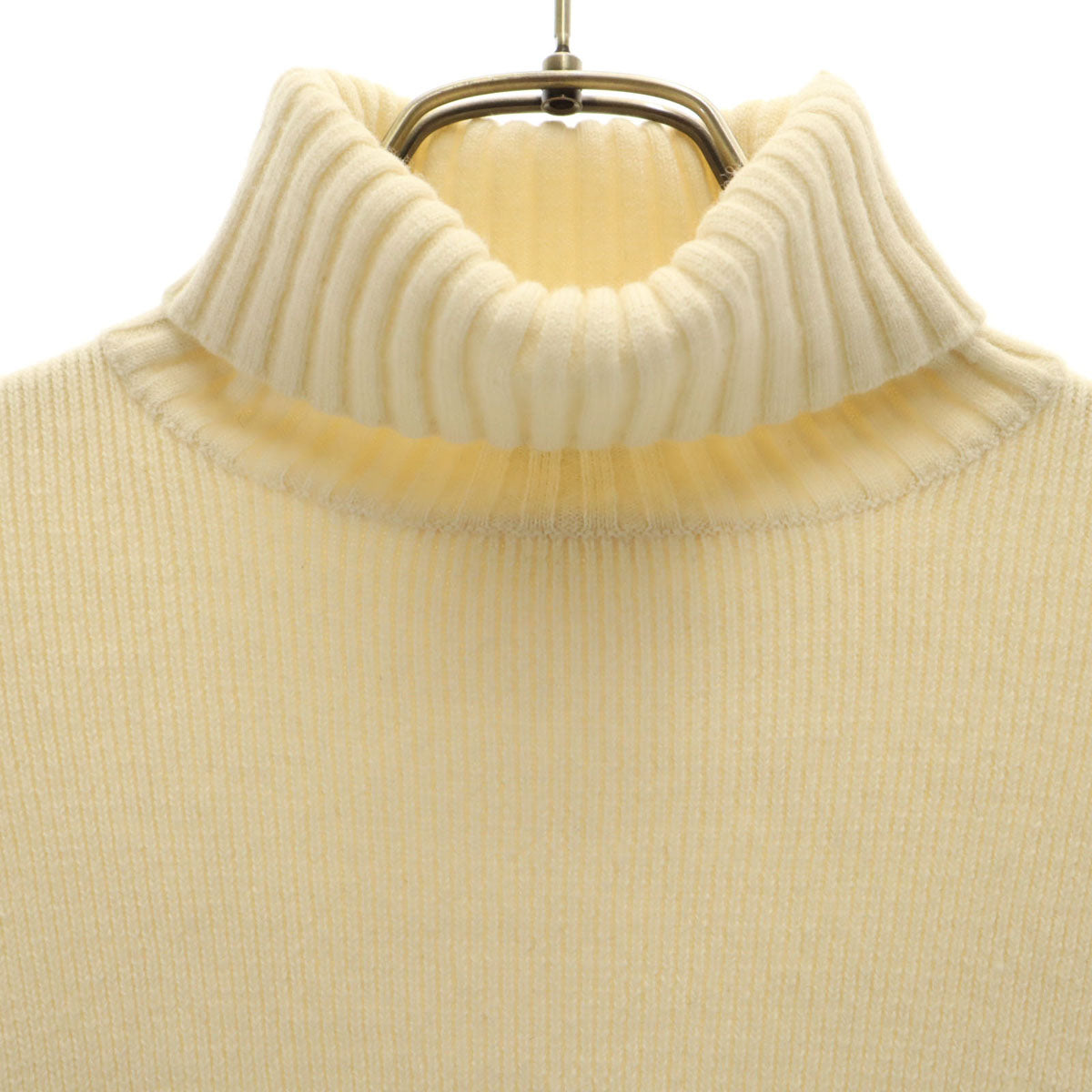 JEAN-PAUL GAULTIER ジャンポールゴルチエ ウール 長袖 タートルネック セーター 40 白 ニット レディース