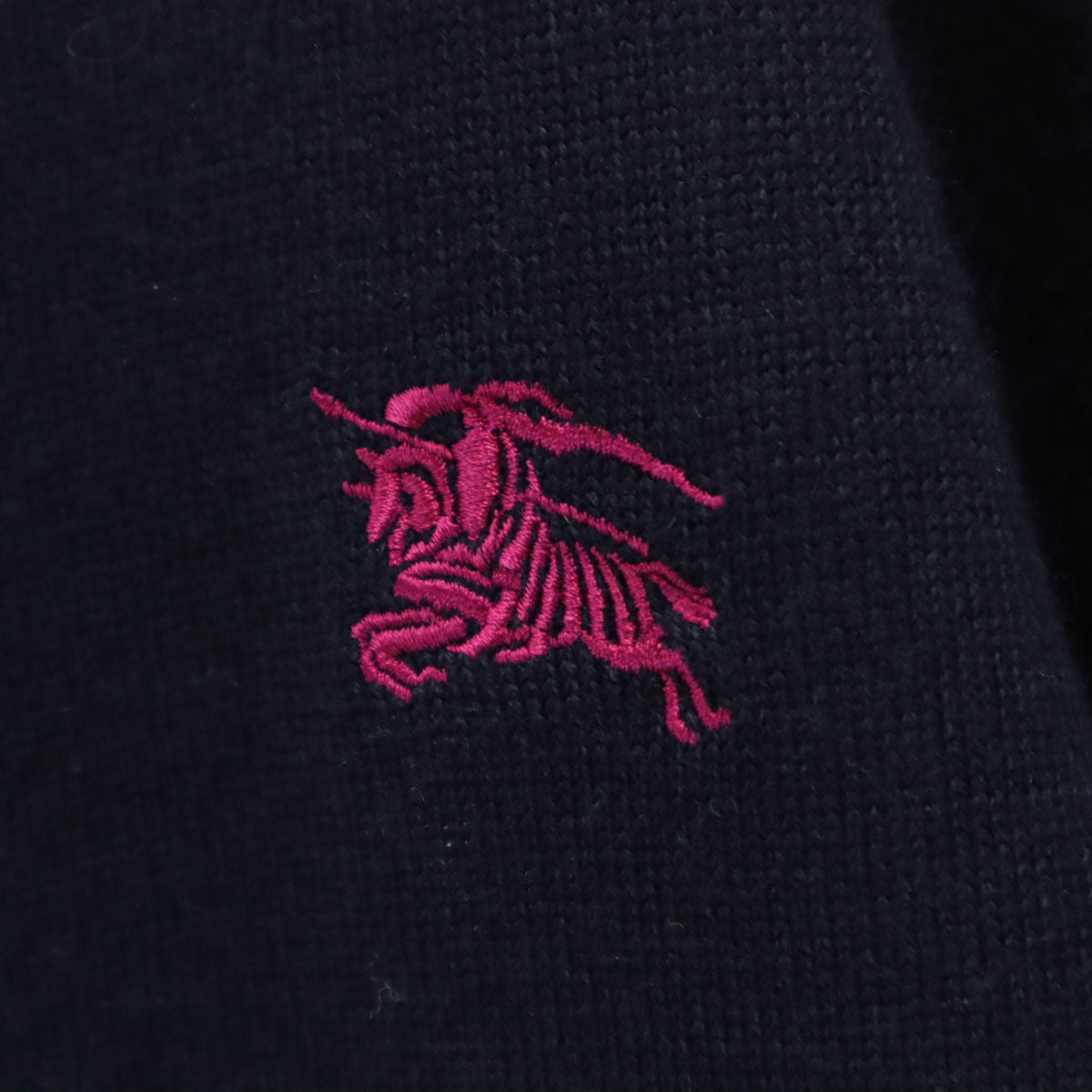 BURBERRY BLACK LABEL バーバリーブラックレーベル 長袖 ニットカーディガン 3 ネイビー 三陽商会 メンズ