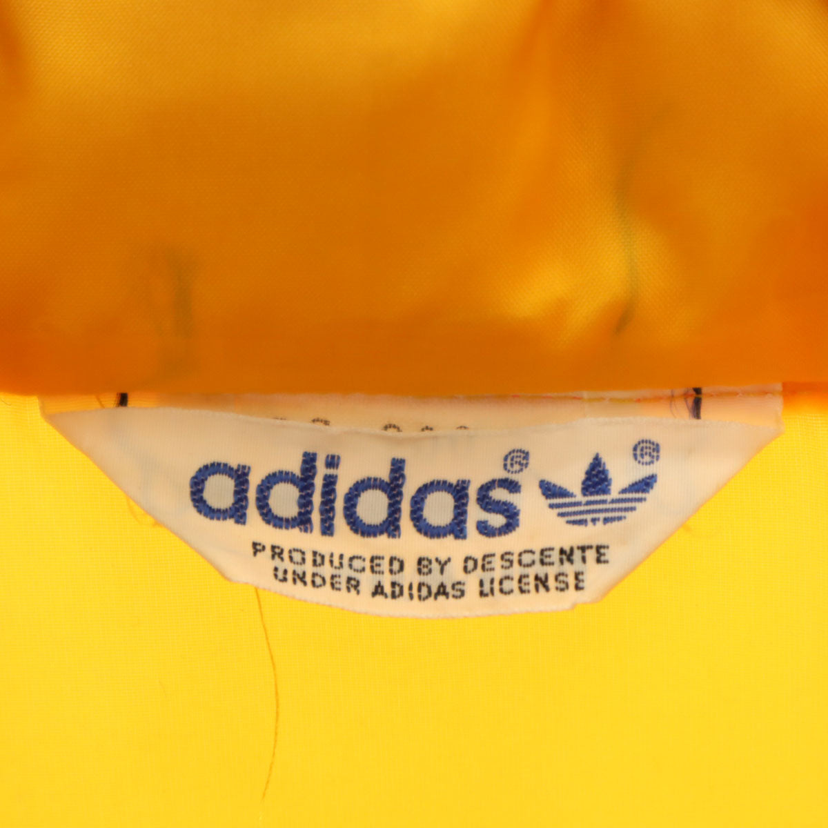 adidas アディダス 70s ヴィンテージ ウインドブレーカー O イエロー デサント メンズ