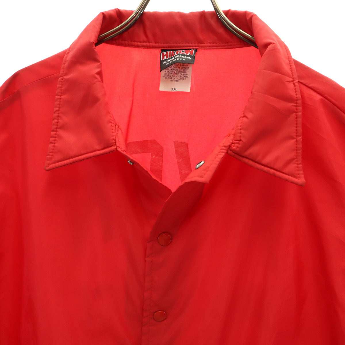 Hilton ヒルトン 90s USA製 オールド ナイロンジャケット XXL レッド ビッグサイズ メンズ