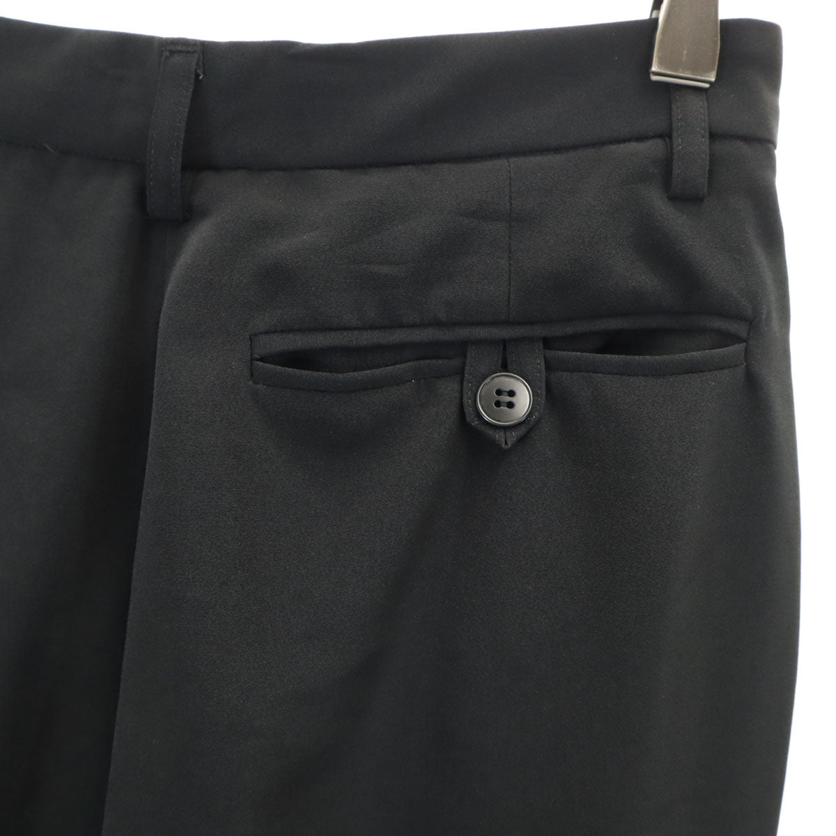 agnes b. アニエスベー 日本製 パンツスーツ 上下 セットアップ 0/36 黒 レディース