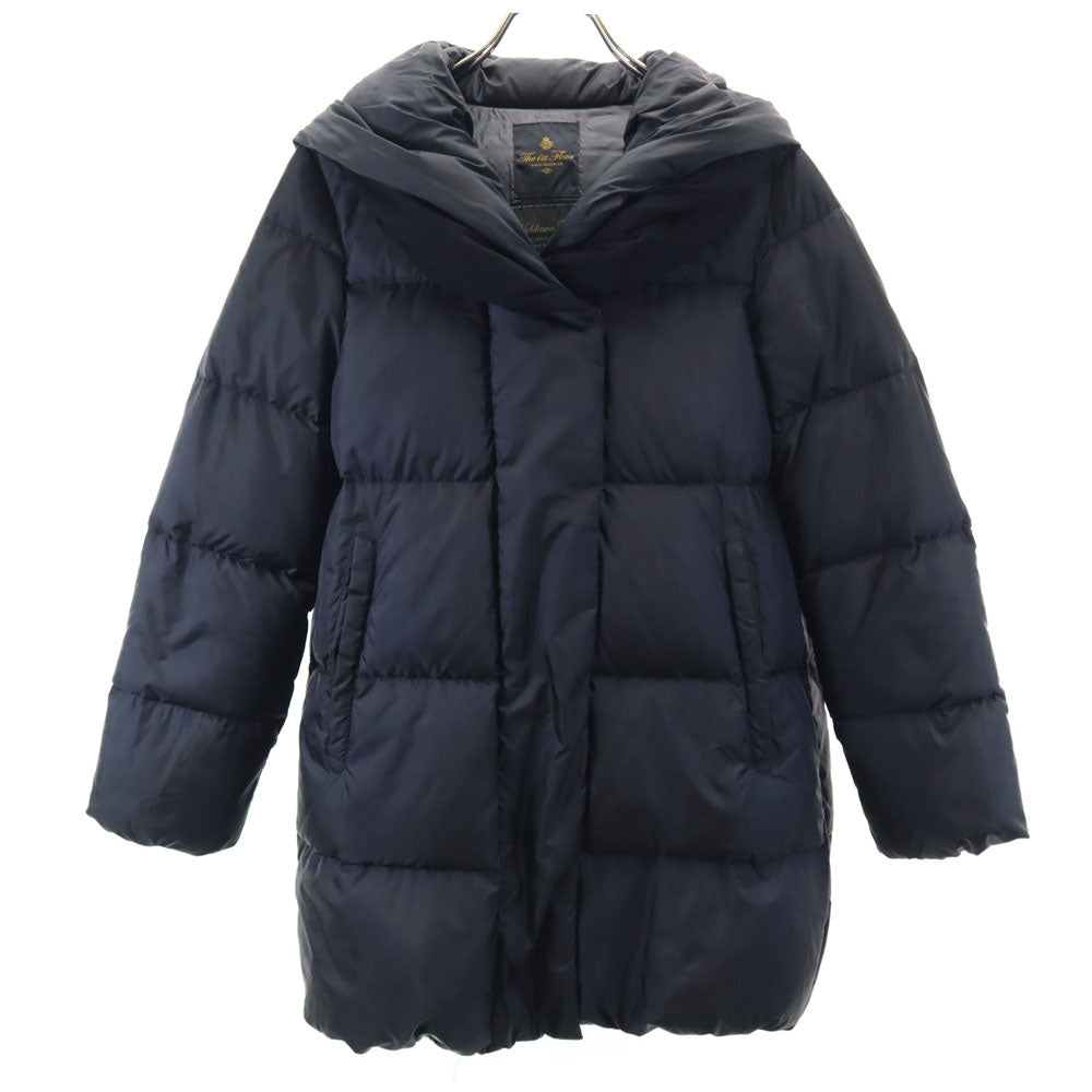 nano universe ナノユニバース × 西川ダウン ダウンコート 36 黒 レディース