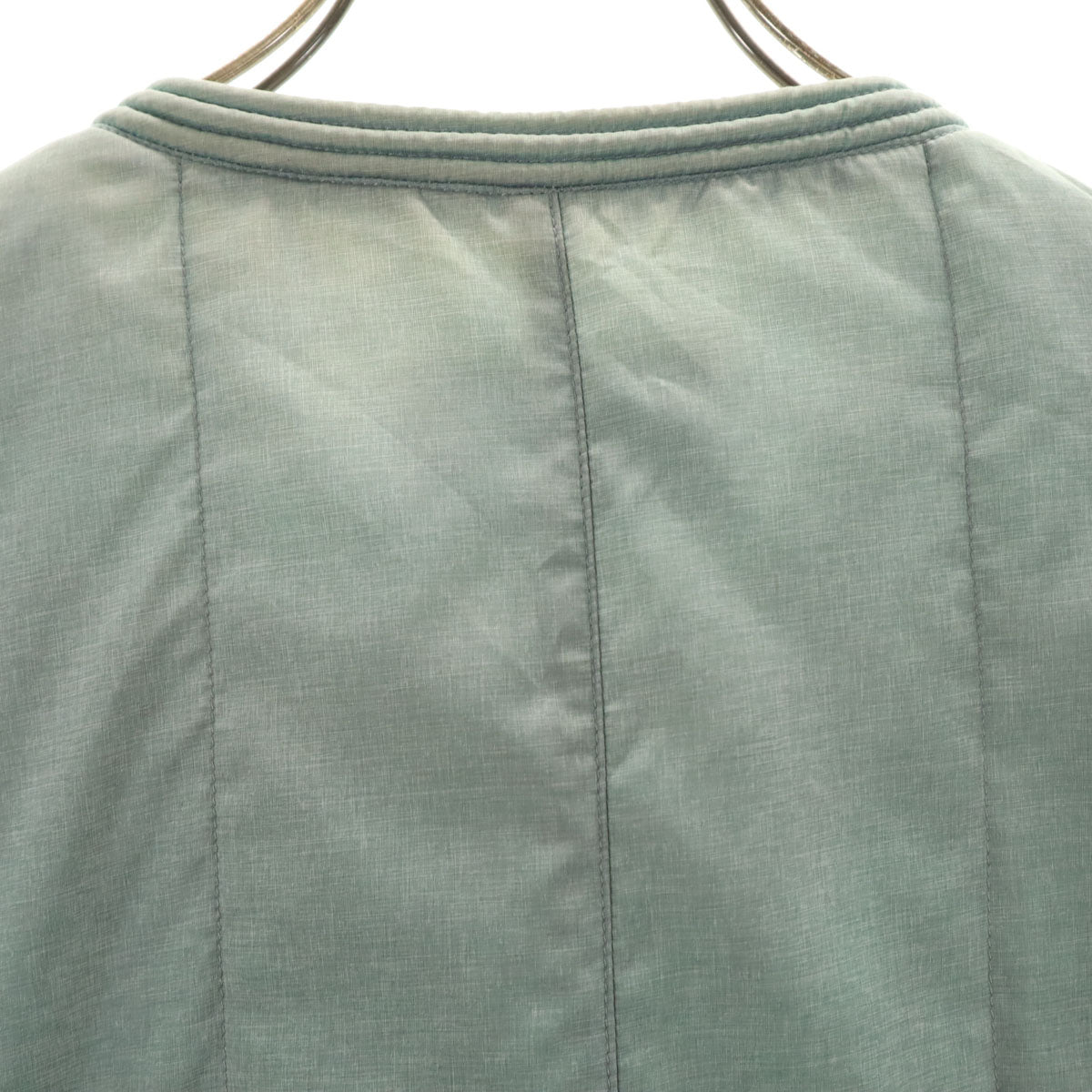 CHANEL シャネル イタリア製 ジップジャケット 42 グリーン系 レディース