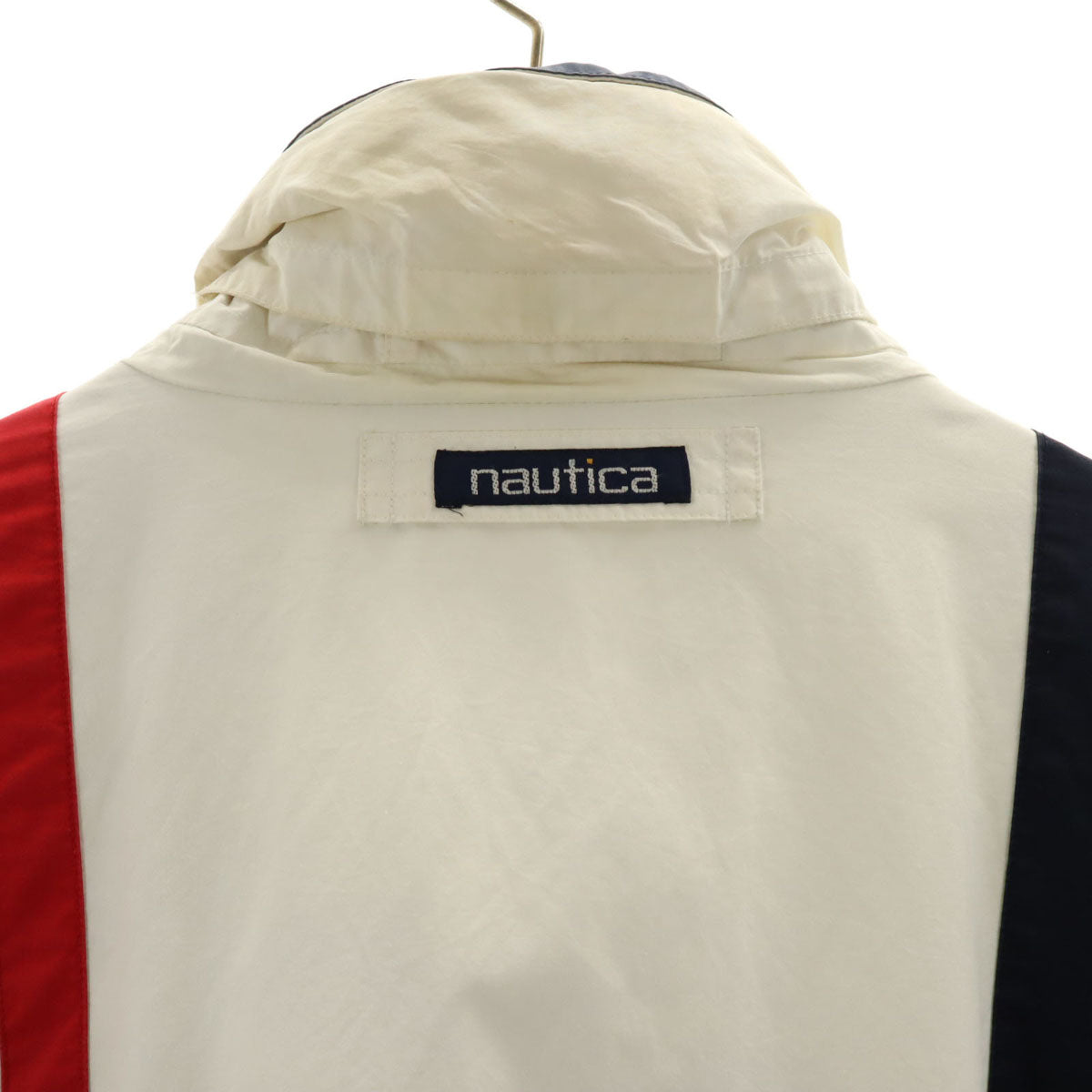 NAUTICA ノーティカ 90s オールド ジップジャケット L ホワイト系 リバーシブル メンズ