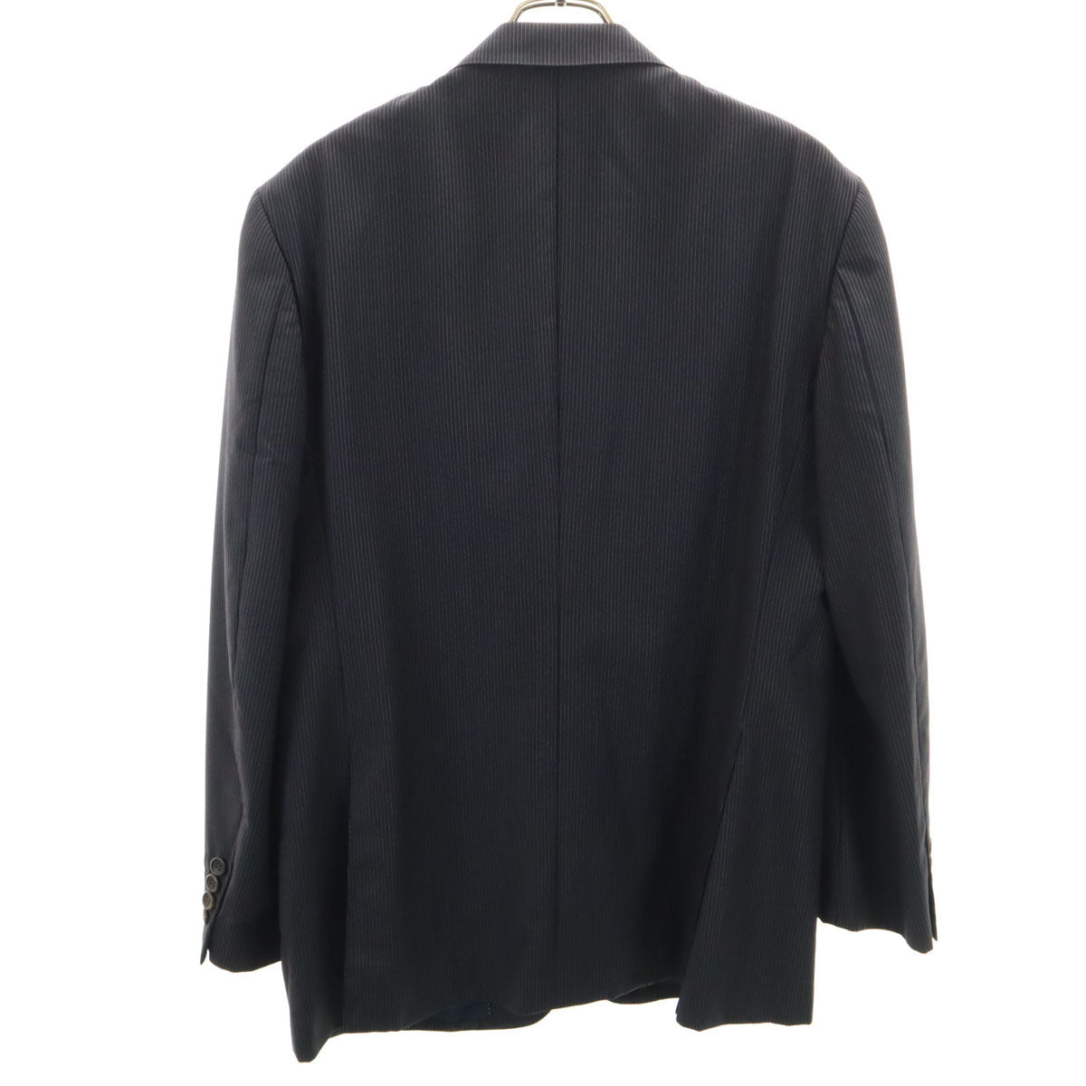 Paul Smith ポールスミス ストライプ ウール スーツジャケット LX ブラック系 メンズ