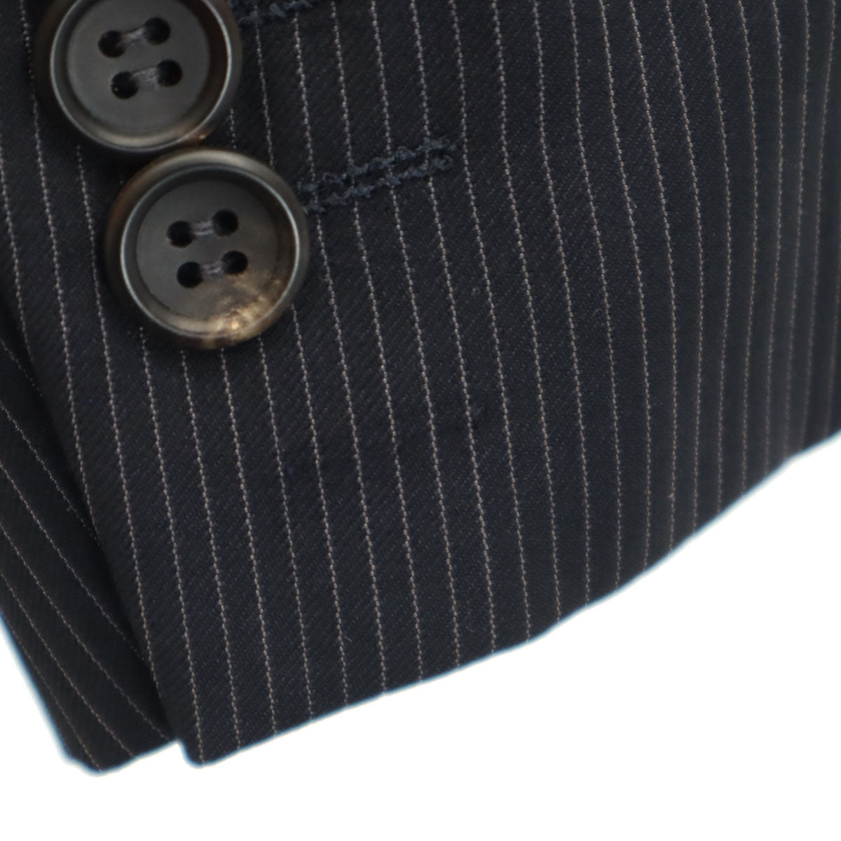 Paul Smith ポールスミス ストライプ ウール スーツジャケット LX ブラック系 メンズ