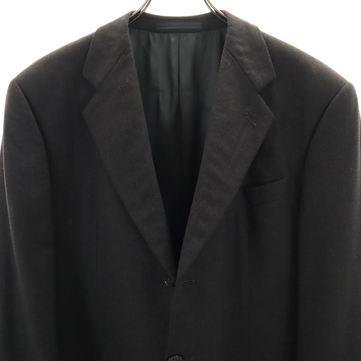 ARMANI COLLEZIONI アルマーニ コレツィオーニ イタリア製 スーツジャケット 50 チャコールグレー メンズ