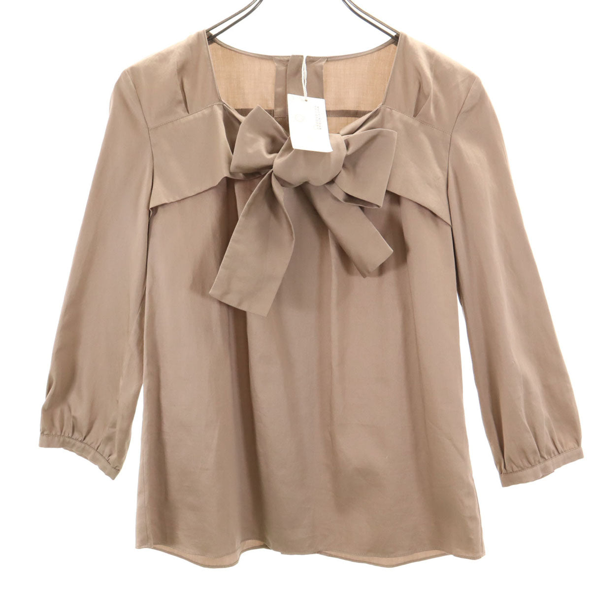 MACKINTOSH PHILOSOPHY マッキントッシュフィロソフィー 7分袖 シャツ 38 ベージュ系 レディース