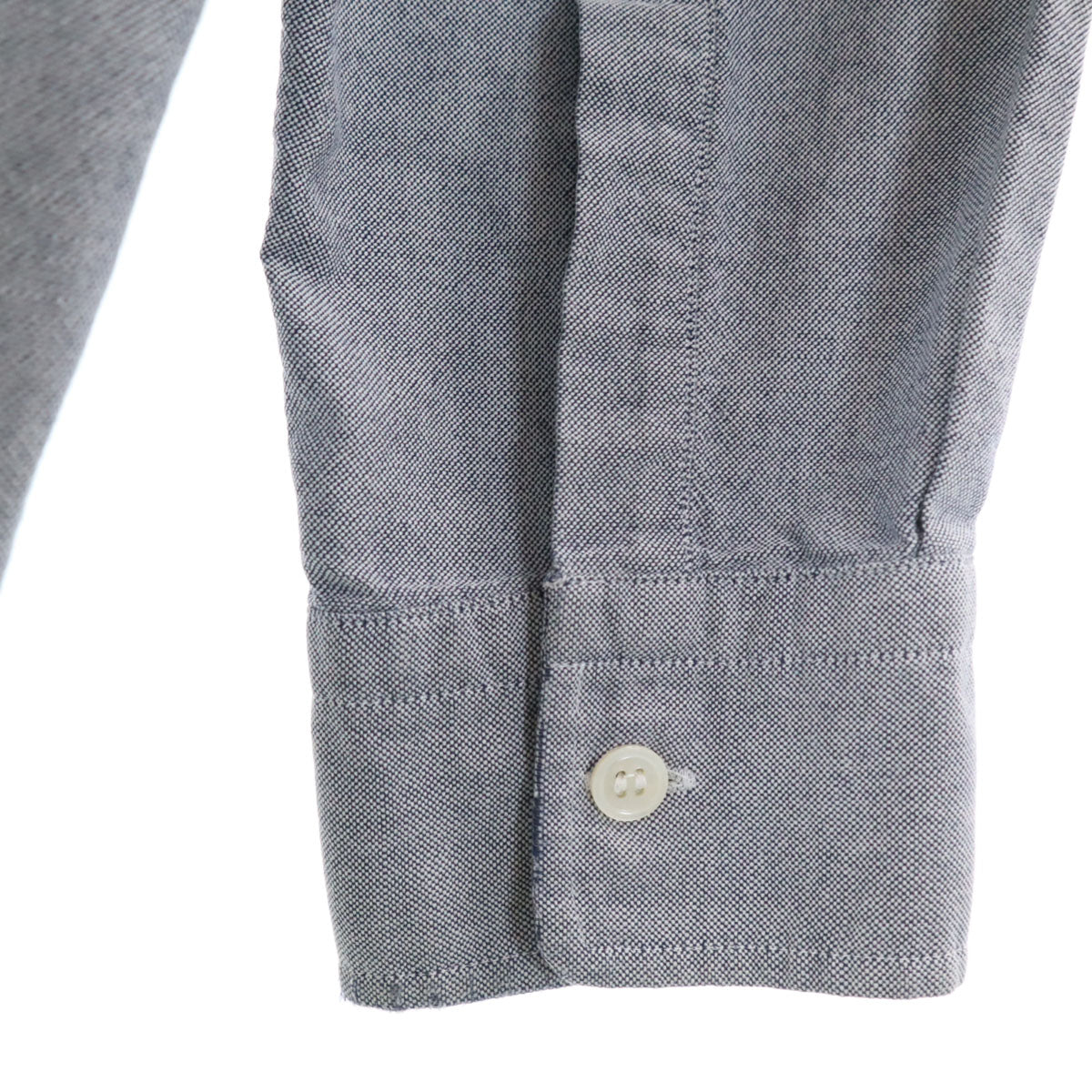 COMME des GARCONS HOMME コムデギャルソンオム 2011年 日本製 長袖 ボタンダウンシャツ XS ネイビー系 メンズ