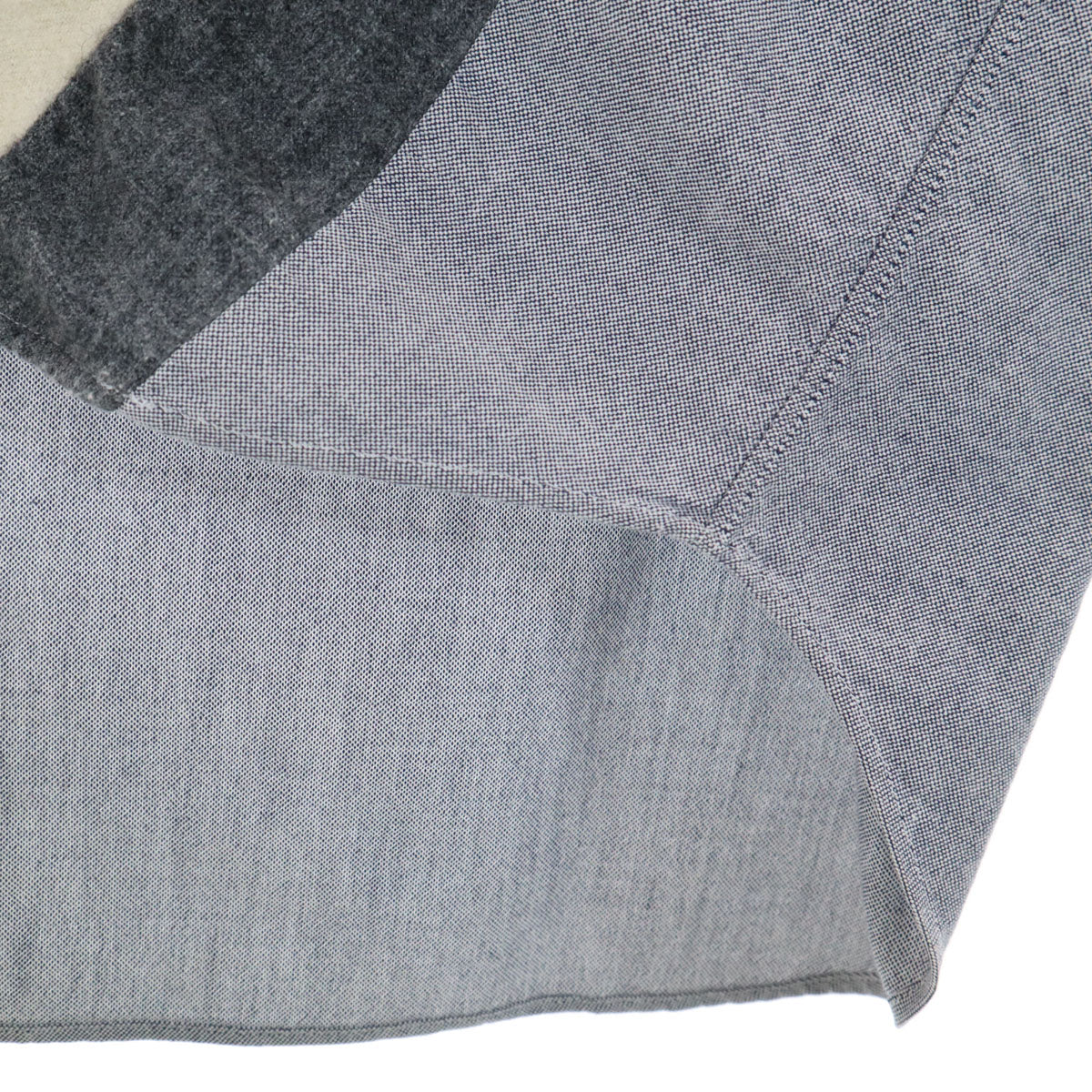 COMME des GARCONS HOMME コムデギャルソンオム 2011年 日本製 長袖 ボタンダウンシャツ XS ネイビー系 メンズ