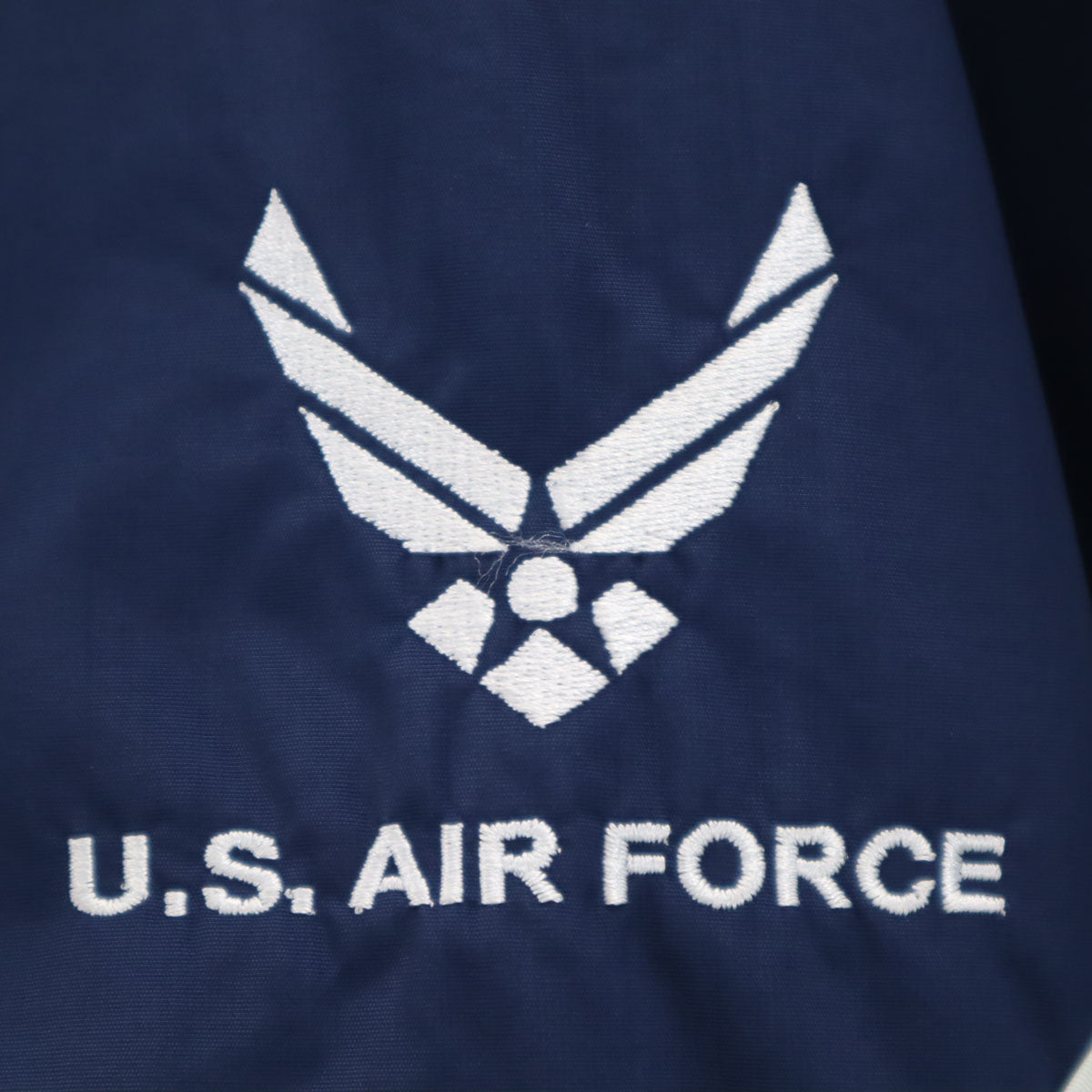 US AIR FORCE アメリカ空軍 JWOD SKILCRAFT ナイロンジャケット L ネイビー メンズ
