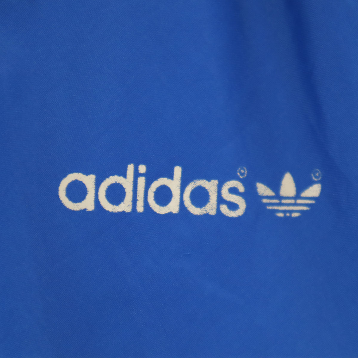 adidas アディダス 70s ヴィンテージ トレフォイルロゴ トラックジャケット M 青 ジャージ メンズ