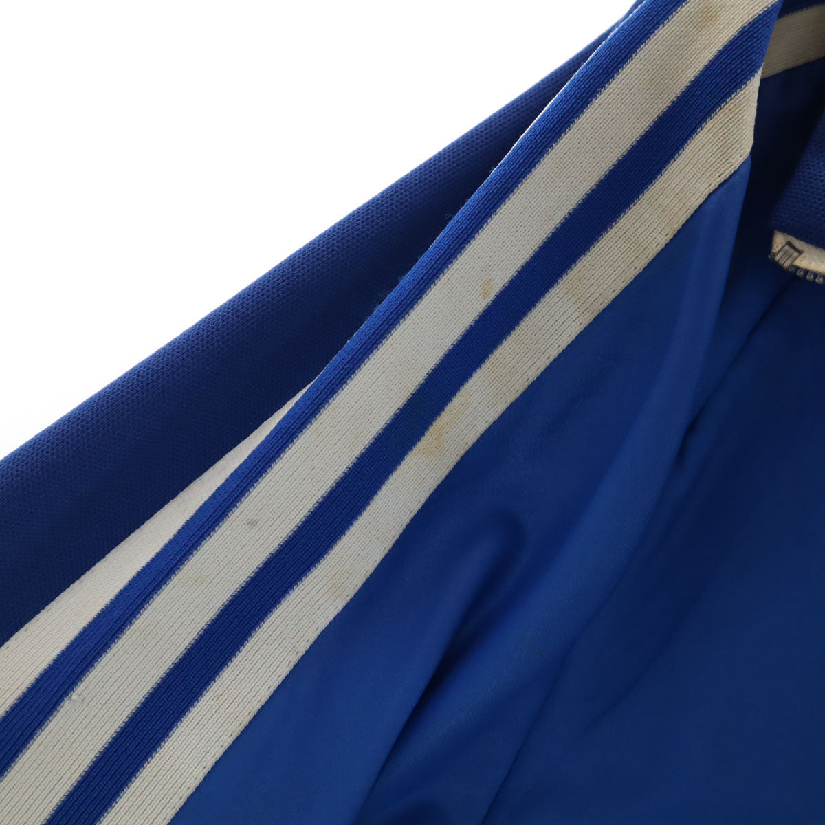 adidas アディダス 70s ヴィンテージ トレフォイルロゴ トラックジャケット M 青 ジャージ メンズ