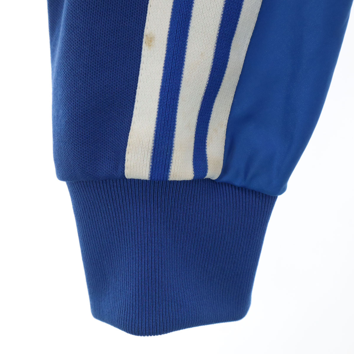 adidas アディダス 70s ヴィンテージ トレフォイルロゴ トラックジャケット M 青 ジャージ メンズ