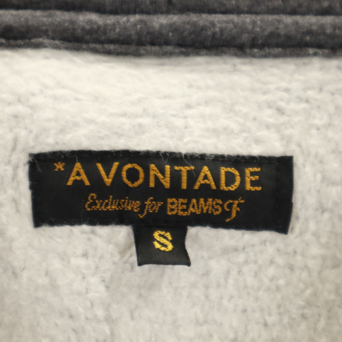 A VONTADE アボンタージ 長袖 ジップパーカー S グレー系 裏起毛 レディース