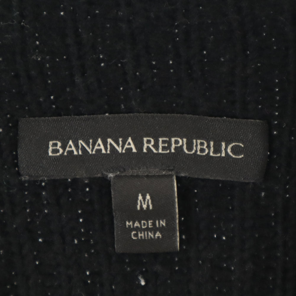 Banana Republic バナナリパブリック エスニック柄 長袖 セーター M ブラック ニット レディース