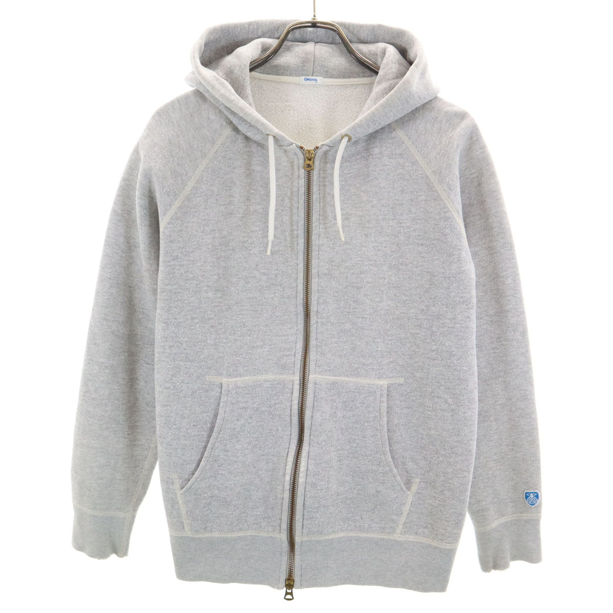 ORCIVAL オーシバル 日本製 長袖 ジップパーカー 3 グレー メンズ