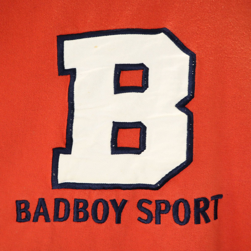 BAD BOY バッドボーイ 長袖 スウェット トレーナー L オレンジ メンズ